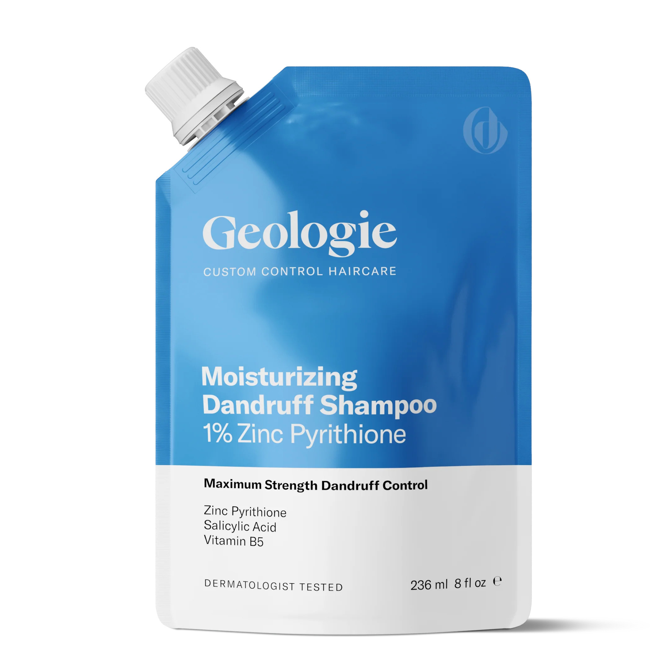 Geologie Moisturizing Dandruff Shampoo | 8 fl oz | Geologie