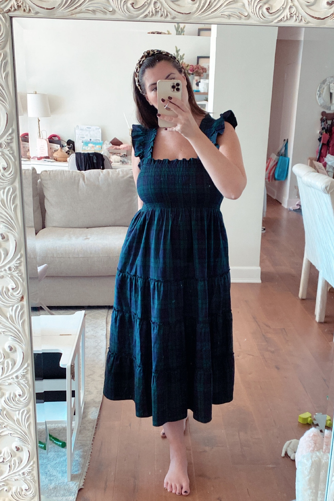 Nap dresses are the BEST. Perfect while pregnant, postpartum, nursing etc and they shrink (or expand) if you do! So comfy. I wear a size small in hillhouse nap dresses. Size down at least one. Will link bag and shoes of pair w this 

#LTKstyletip #LTKbump #LTKcurves