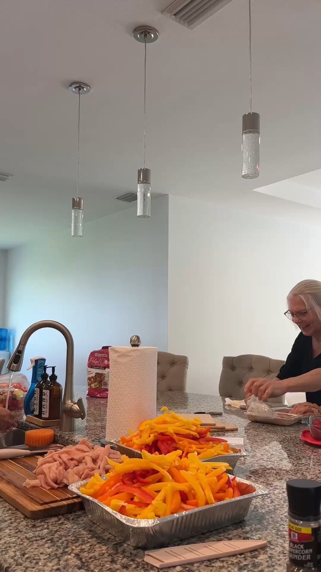 Today my mom, grandma, and Kailey came over to help me prep freezer meals for after treatment 🤍

While we’re hoping for the best, we’re also trying to prepare for the reality that I may feel worse before I feel better… and honestly, cooking dinner is already a challenge some days. So my favorite girls came to the rescue 🥹

We spent the day cooking, laughing, filling my freezer, and honestly filling my cup too. Cooking has always been one of my biggest love languages. I LOVE feeding people, hosting, making comfort meals, and taking care of the people I love through food. So knowing we’ll have homemade meals ready during treatment means more to me mentally and emotionally than I can even explain.

We made:
• Sheet pan chicken fajitas  
• Ravioli meat sauce casseroles  
• Green chicken enchiladas  
• Taco meat freezer bags  
• Ham & cheese sliders  
• Chicken basil pasta sauce  

Still on my list:
• Egg bites for Jake  
• Easy soups for my Souper Cubes ✨

If you have any favorite freezer meal ideas, please send them my way 🤍 I would love all the easy comfort meal recommendations right now.

And if anyone is curious, I’ll link everything we used for meal prep on my LTK ✨

GIVEAWAY DETAILS:
• Like this post  
• Follow me  
• Comment your favorite comfort meal or freezer meal idea below 🤍  
• Bonus entries: share to your story + comment on my recent posts daily for extra entries ✨

Winner announced May 31st 🤍

#LTKdayinmylife #LTKselfcare #LTKfoodie