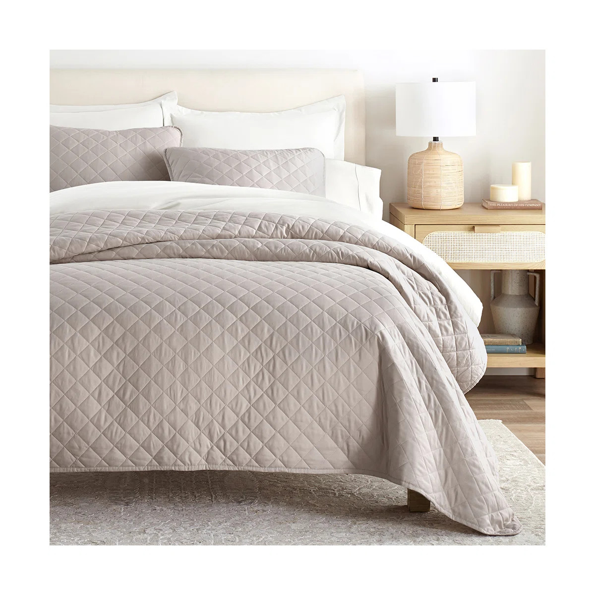 Becky Cameron Diamond Stich Quilt Set | Wayfair North America