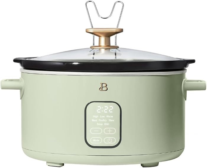 6 Qt Programmable Slow Cooker with Digital Timer, 5 Cooking Functions, Removable Ceramic Pot and ... | Amazon (US)
