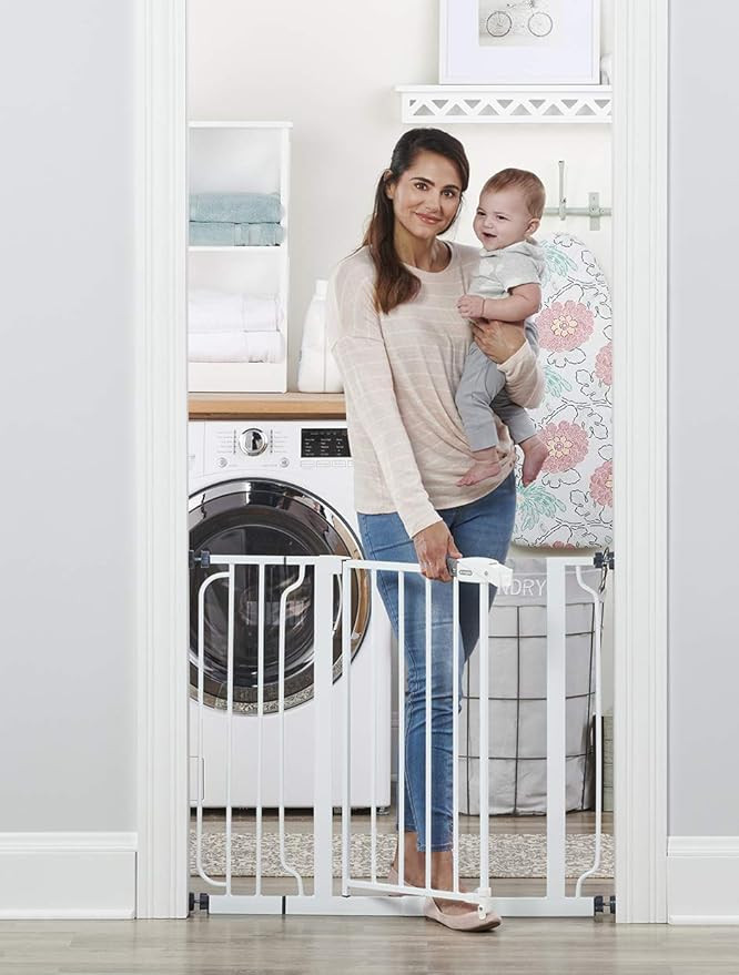 Regalo Easy Step 38.5-Inch Extra Wide Walk Thru Baby Gate, Includes 6-Inch Extension Kit, 4 Pack ... | Amazon (US)