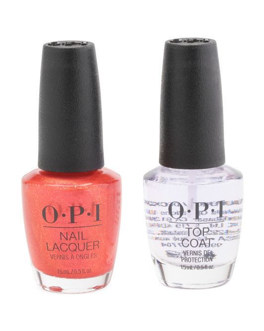 2pc Nail Lacquer Holiday Duo Heart And Con Soul Top Coat | TJ Maxx