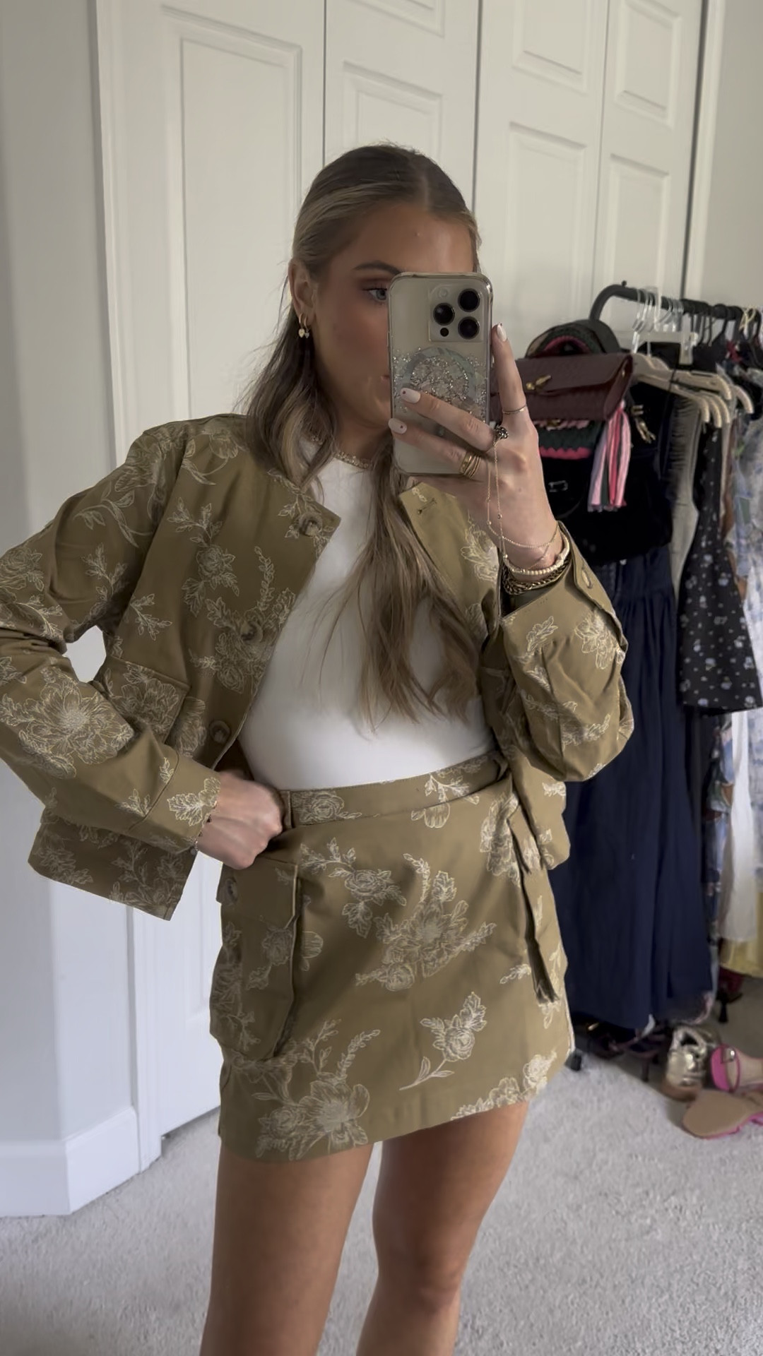 Target Women's Utility Bomber Jacket - Future Collective Khaki Floral size XS & Women's Cargo Mini Skirt - Future Collective Khaki size XS  This is a new collection from Target Future Collective line the cutest pieces for spring style! 

@target @targetstyle #target #targetstyle #targetfashion #targethaul #targetfinds #targetdoesitagain target, target style, target haul, target finds, target fashion. 

#LTKFindsUnder50 #LTKSeasonal #LTKWatchNow