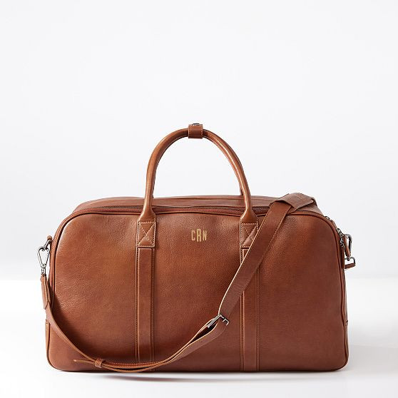 Carson Leather Overnighter | Mark and Graham