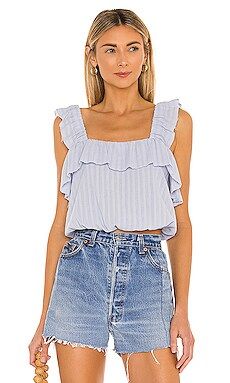 Show Me Your Mumu Rosalina Top in Periwinkle from Revolve.com | Revolve Clothing (Global)
