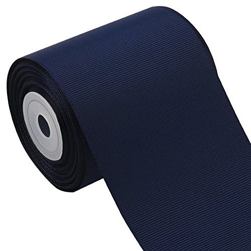 Laribbons 3 Inch Wide Solid Color Grosgrain Ribbon - 10 Yard/Spool (370 Navy Blue) | Amazon (US)