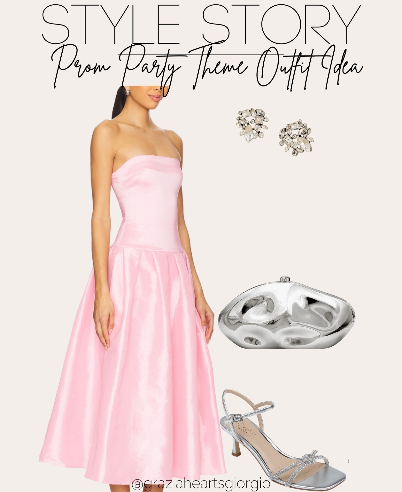 Prom Party Theme Outfit Idea 
.
#prom #themeparty