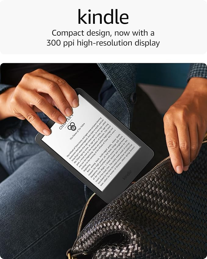Amazon Kindle – The lightest and most compact Kindle, with extended battery life, adjustable fr... | Amazon (US)
