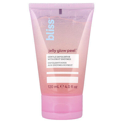Bliss, Jelly Glow Peel™, Gentle Exfoliator with Fruit Enzymes, 4 fl oz (120 ml) | iHerb