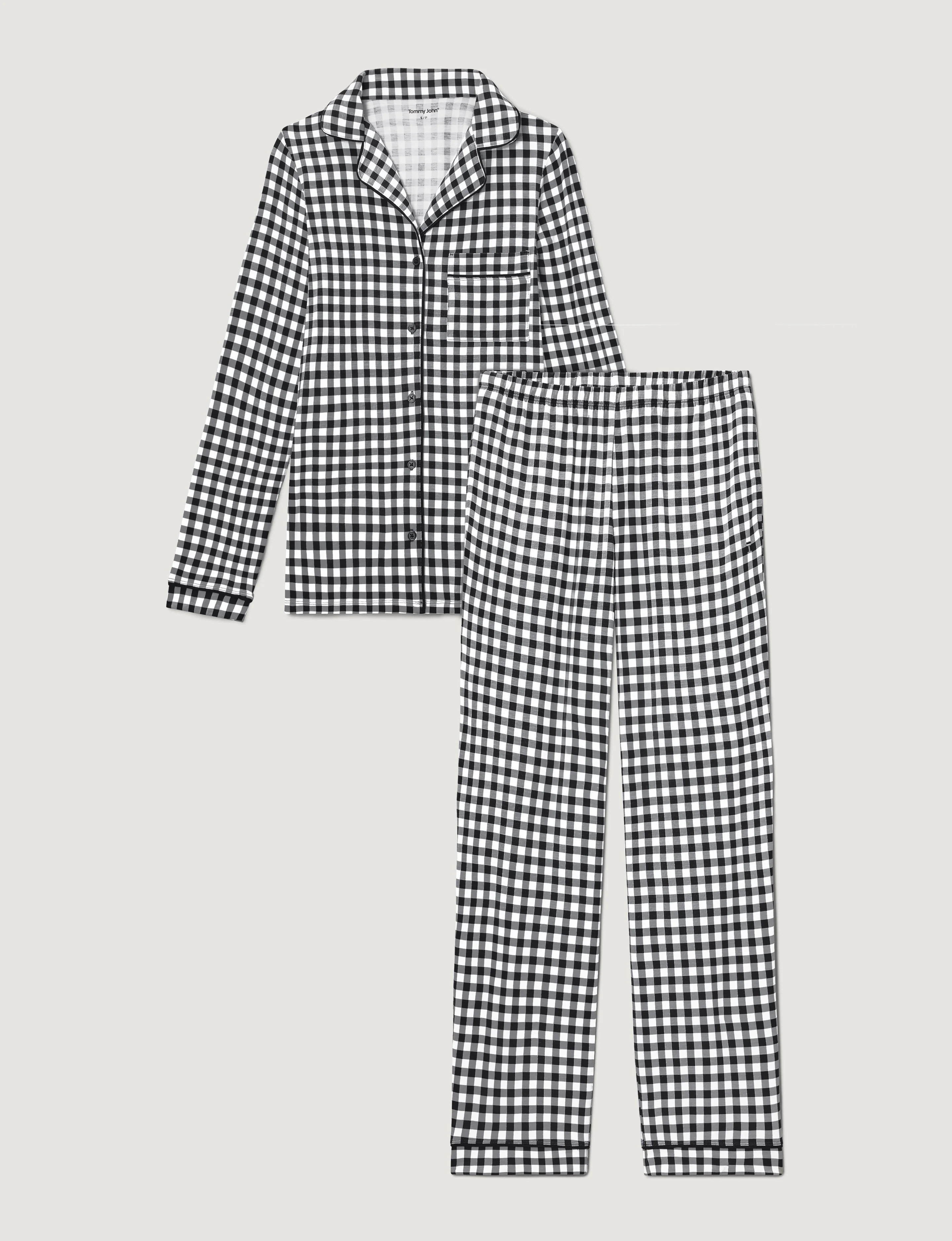 Women's Downtime Long Sleeve Pajama Top & Pant Set | Tommy John