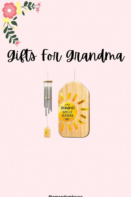 Mother’s Day. Gift for grandma. Wind chime. Customized gift. Personalized gift 

#LTKGiftGuide #LTKhome #LTKfindsunder50