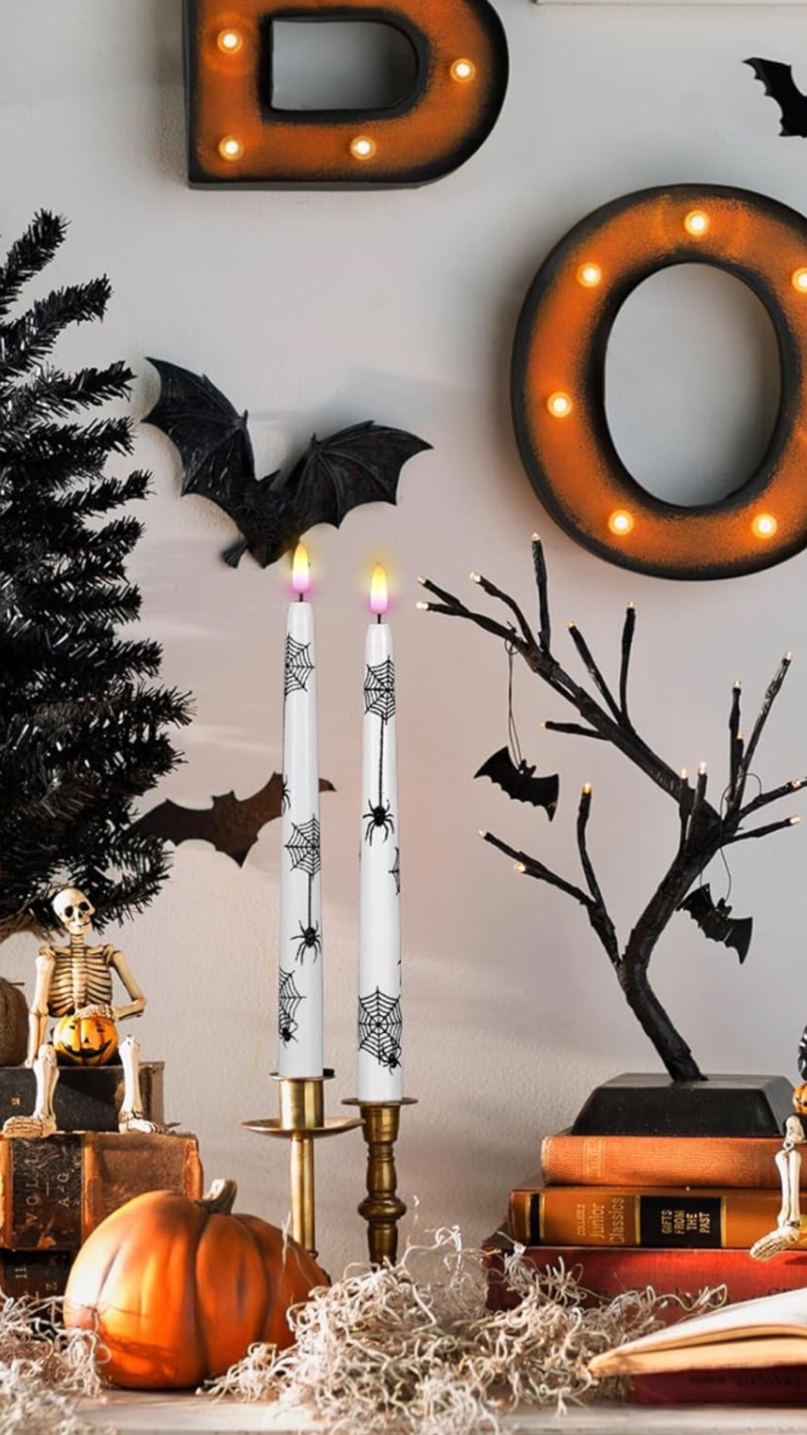 Spider candles!! 

#LTKFindsUnder50 #LTKHome #LTKSeasonal