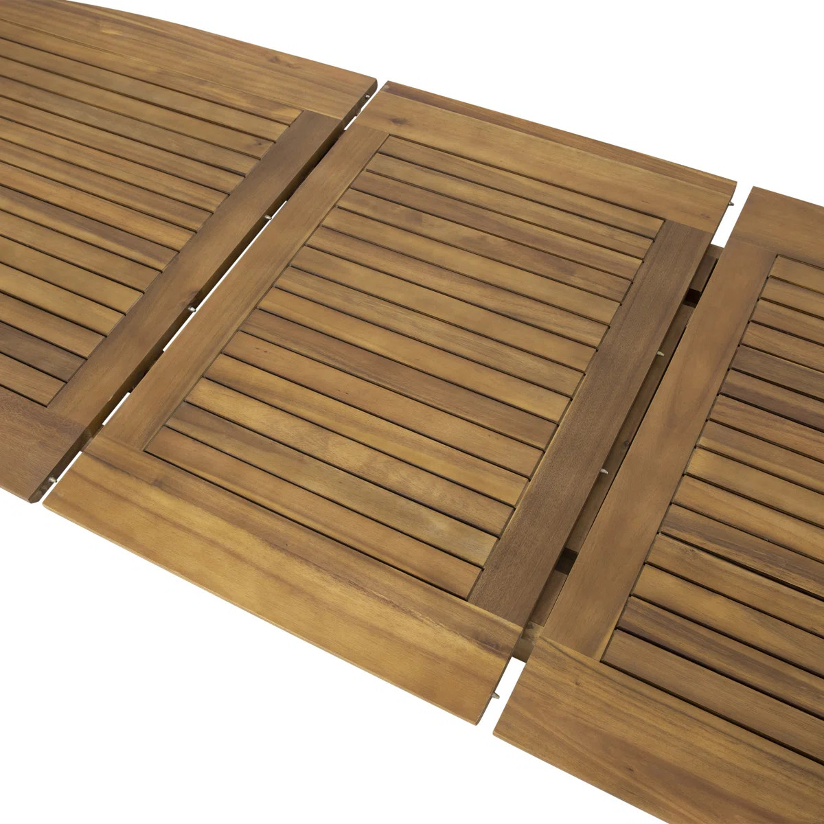 Extendable Wooden Dining Table ACACIA WOOD TRADITIONAL SLATS EASY TO MAINTAIN | Wayfair North America