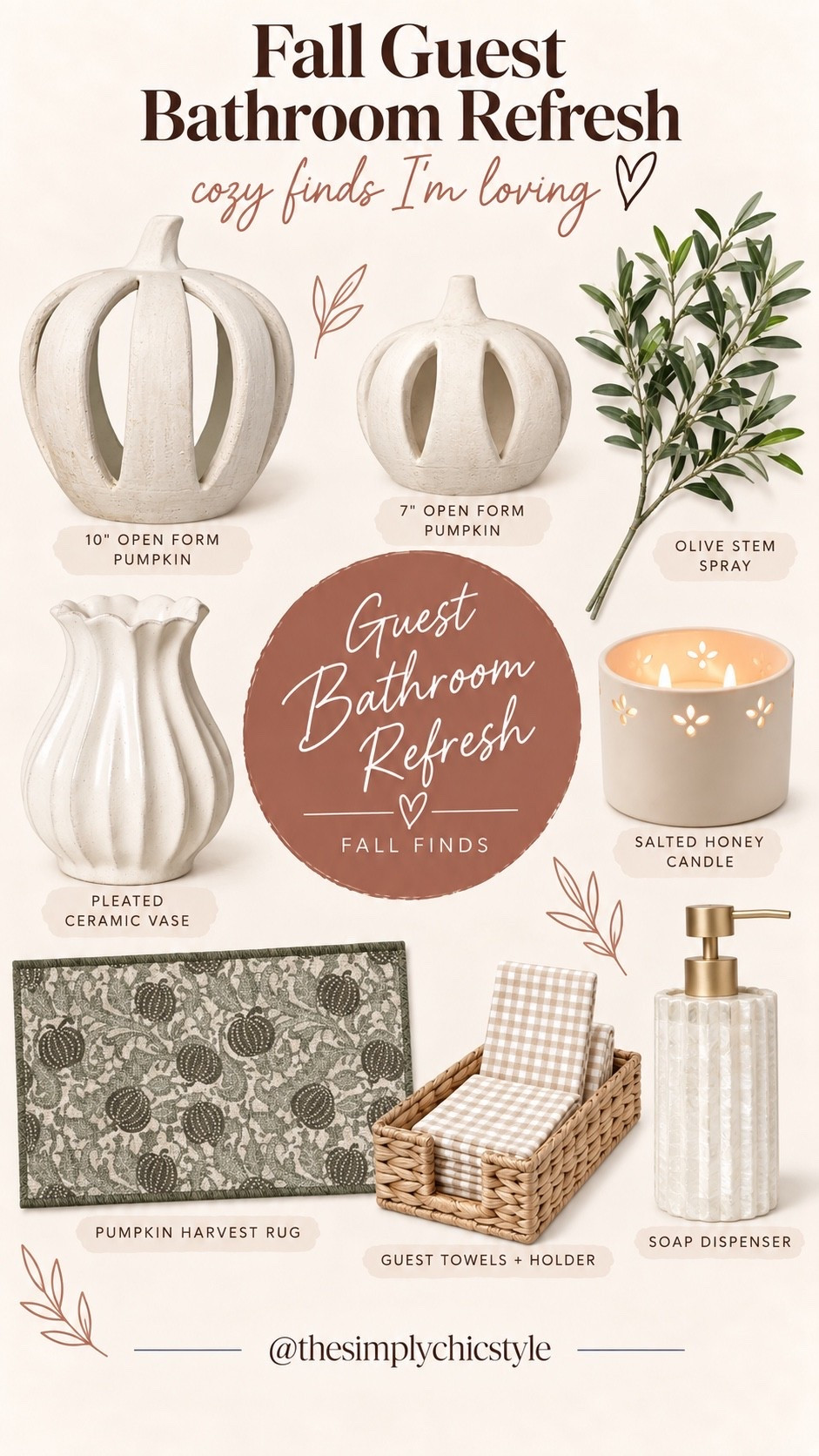 Fall bathroom refresh!

#LTKdayinmylife #LTKootd #LTKgrwm