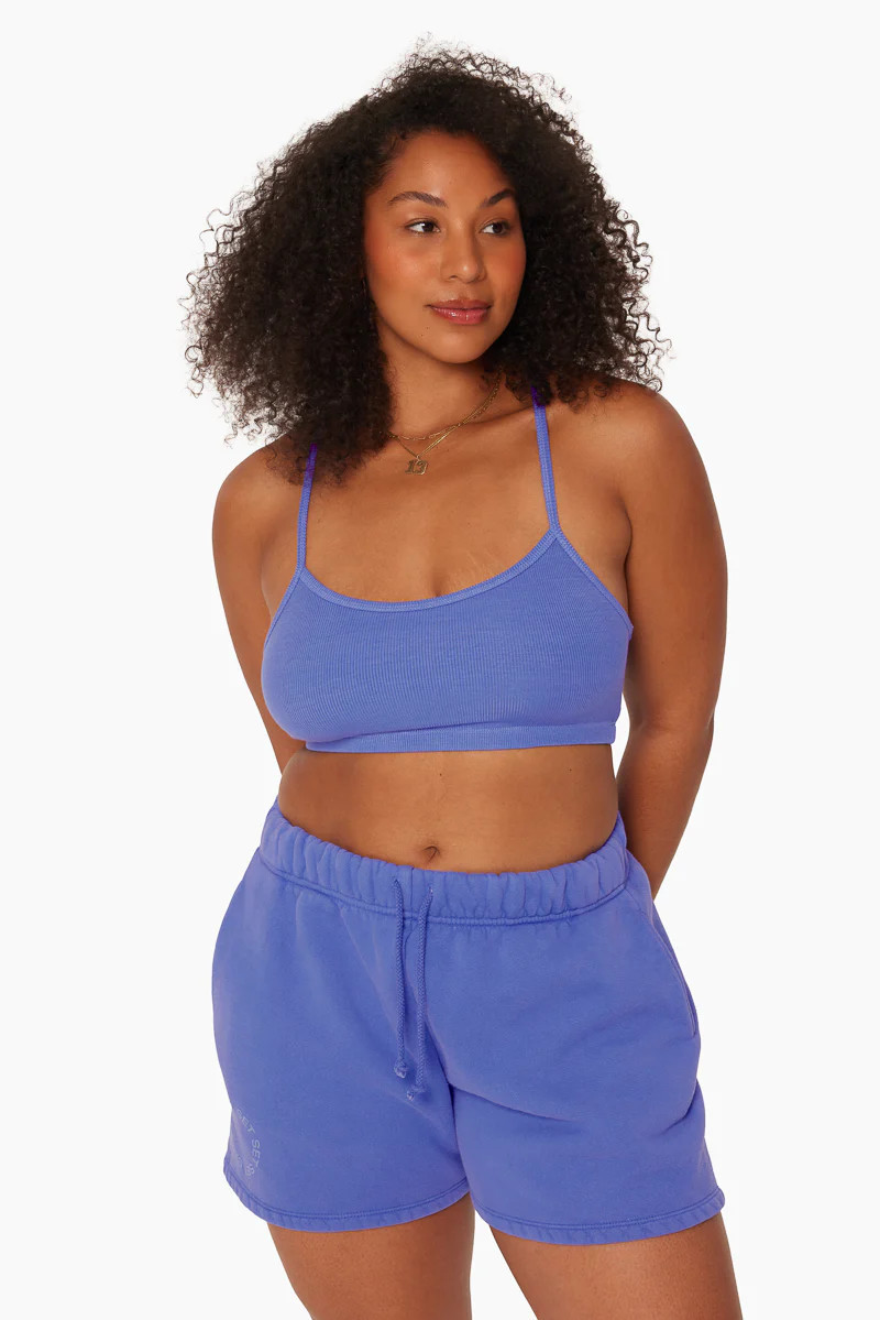 RIBBED RACER BRALETTE - RETRO | SET Active