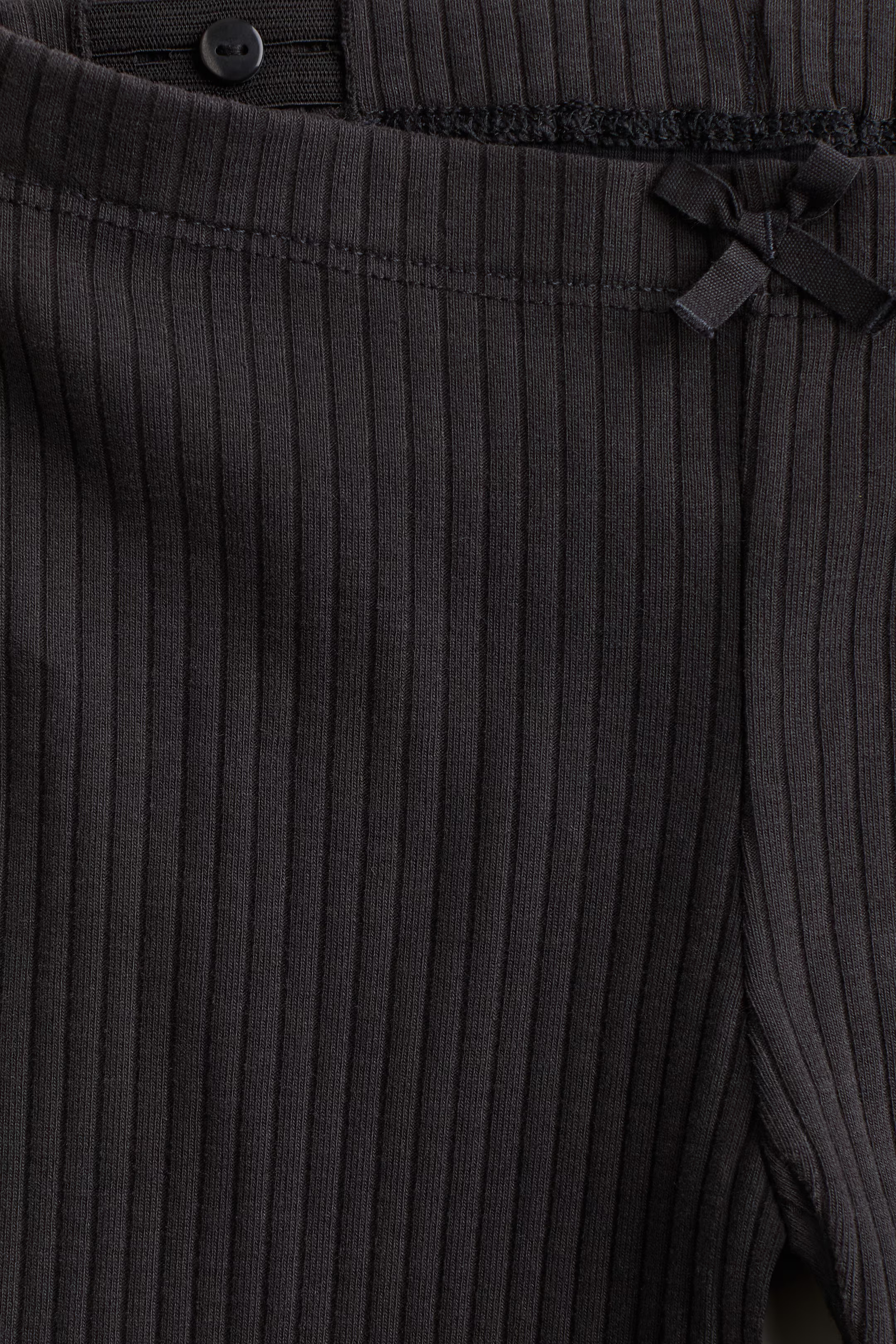 Ribbed Cotton Jersey Leggings | H&M (US + CA)