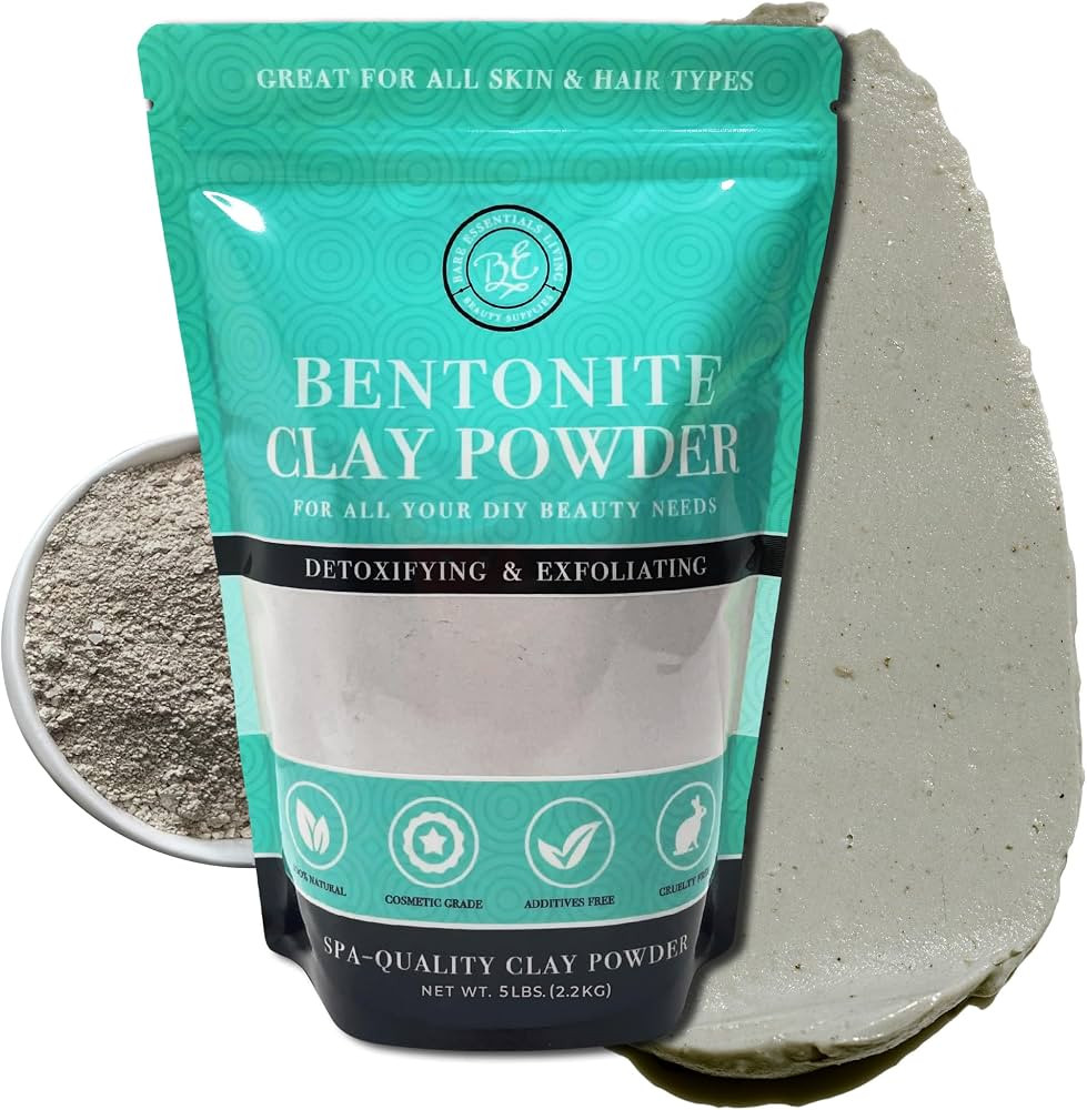 Bare Essentials Living - Bentonite Clay Powder (5lbs) Face Clay Mask, Bentonite Clay Detox for Sk... | Amazon (US)