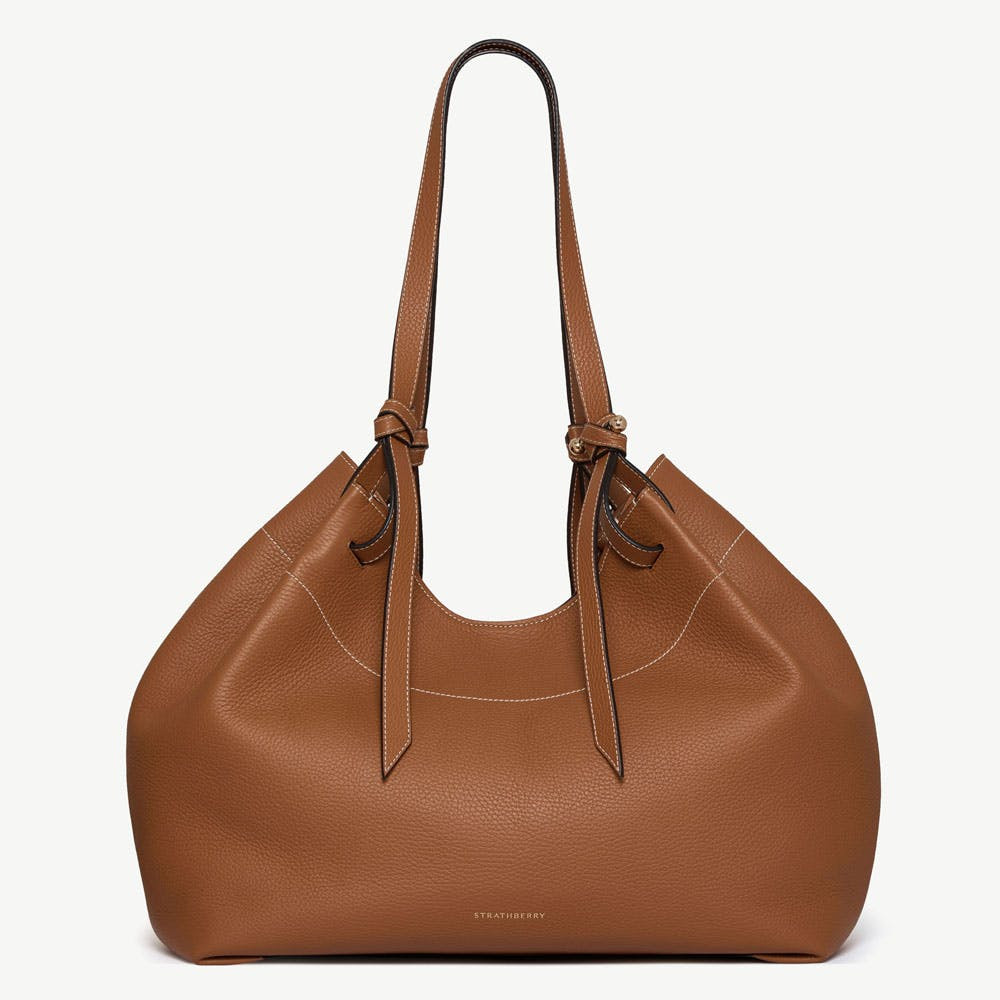 Strathberry - Barra Tote - Tan / Brown | Strathberry