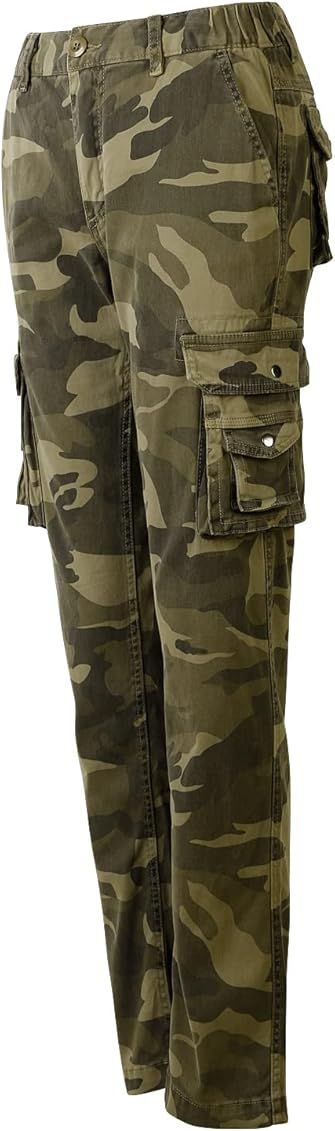 Aeslech Ladies Cargo Combat Stretch Work Trousers Womens Slim Fit Sport Heavy Duty Multi Pockets Cas | Amazon (UK)