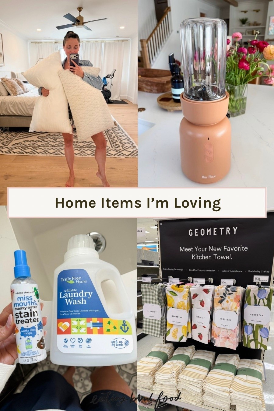 Home Essentials | Coop Pillow | Our Place Blender | Kitchen Towel | Cleaning Supplies 

#LTKHome