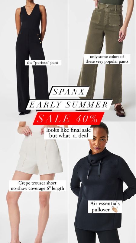 Limited time deal

40% OFF!!! SPANX!! 

looks like final sale but some of Spanx very popular items 

I am 5’6” tall normally a size 6 or 27 waisted pants  and wear a small in most items with them 

#LTKStyleTip #LTKSaleAlert #LTKOver40