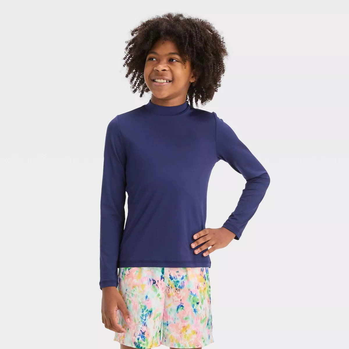 Boys' Long Sleeve Solid Rash Guard Top - Cat & Jack™ | Target
