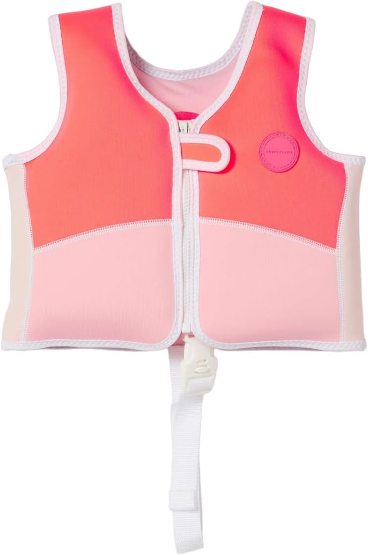 Swim Vest 1-2 | Melody the Mermaid Neon Strawberry | Amazon (US)