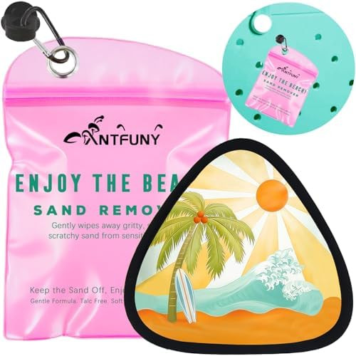 Antfuny Triangle Sand Remover for Beach Eraser Women Beach Essentials Summer Vacation Travel Hawa... | Amazon (US)