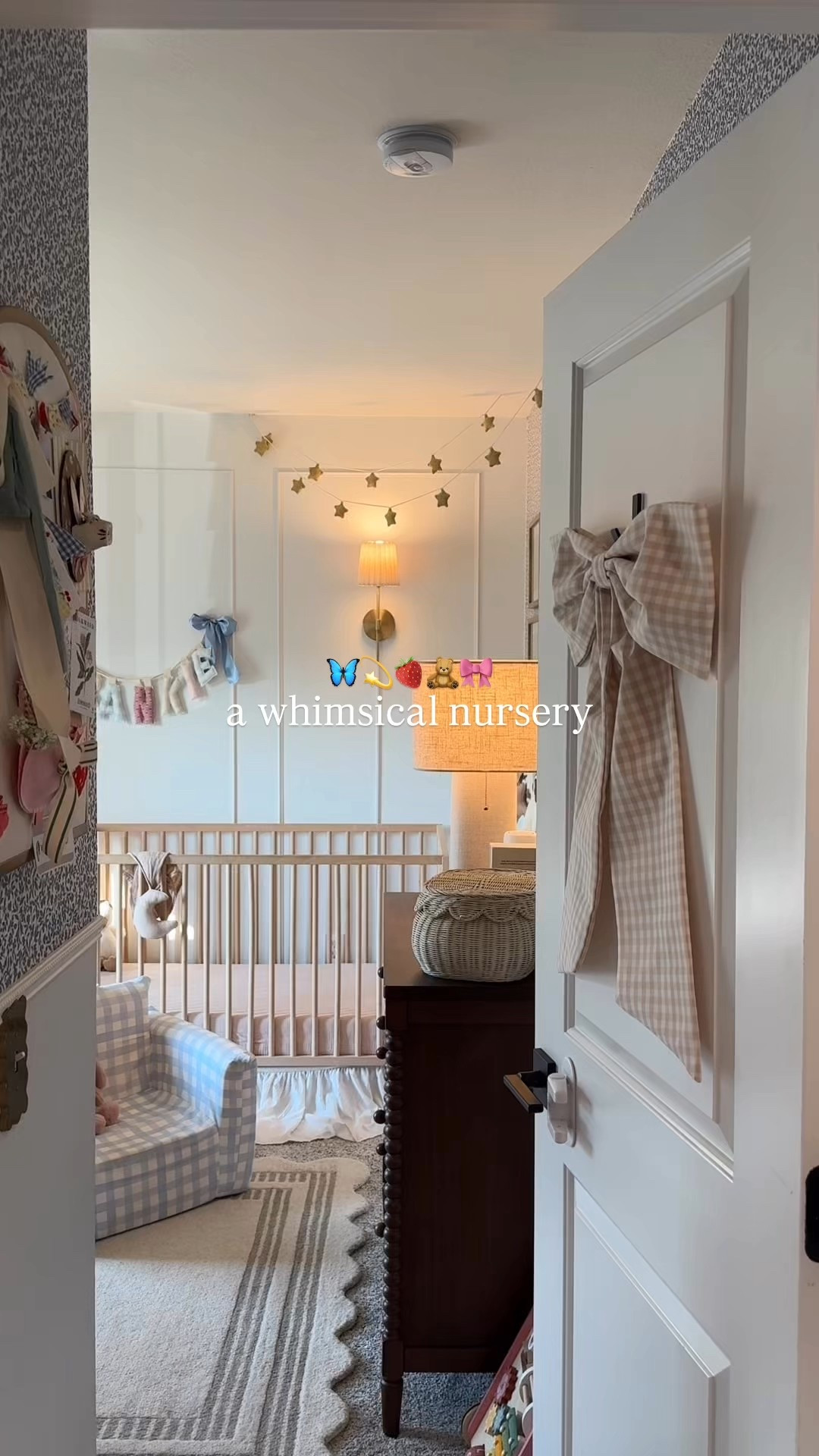 Nursery, girl nursery, whimsical kids room, kids room, dresser, crib

#LTKHome #LTKKids #LTKFindsUnder100