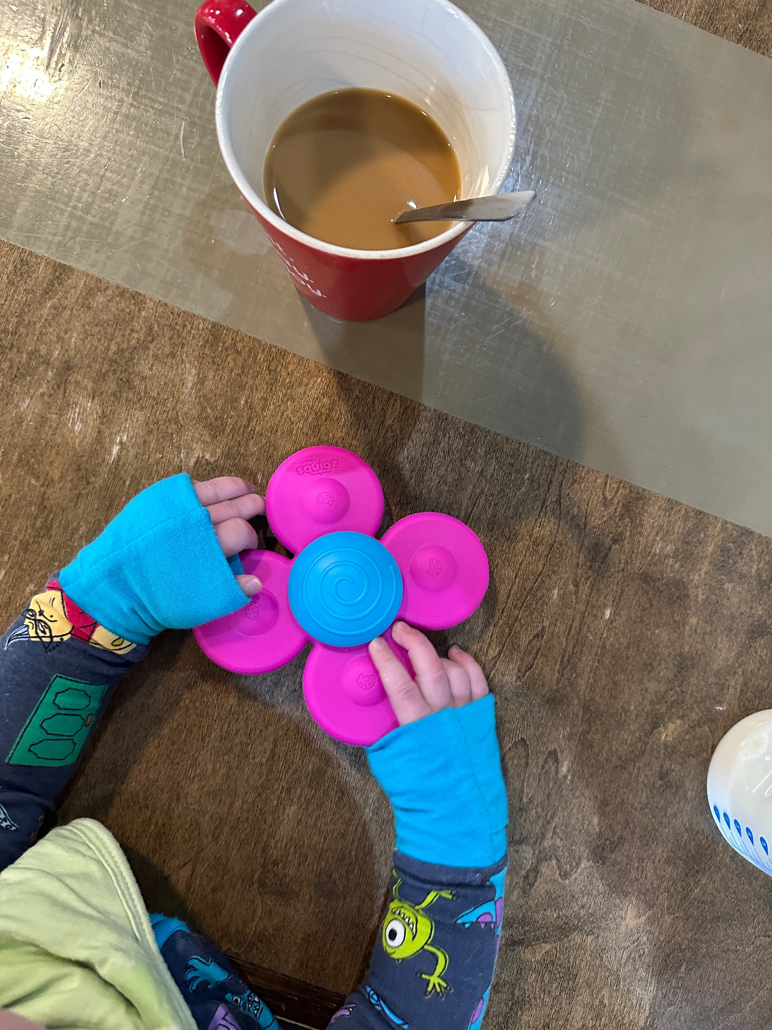 Little hands and big spinners keeping us busy at breakfast! 

#LTKBacktoSchool #LTKfamily #LTKbaby