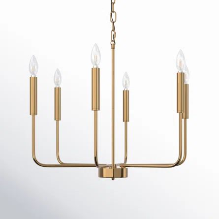 Seo 6 - Light Classic / Traditional Modern Farmhouse Candle Style Dimmable Chandelier | Wayfair North America