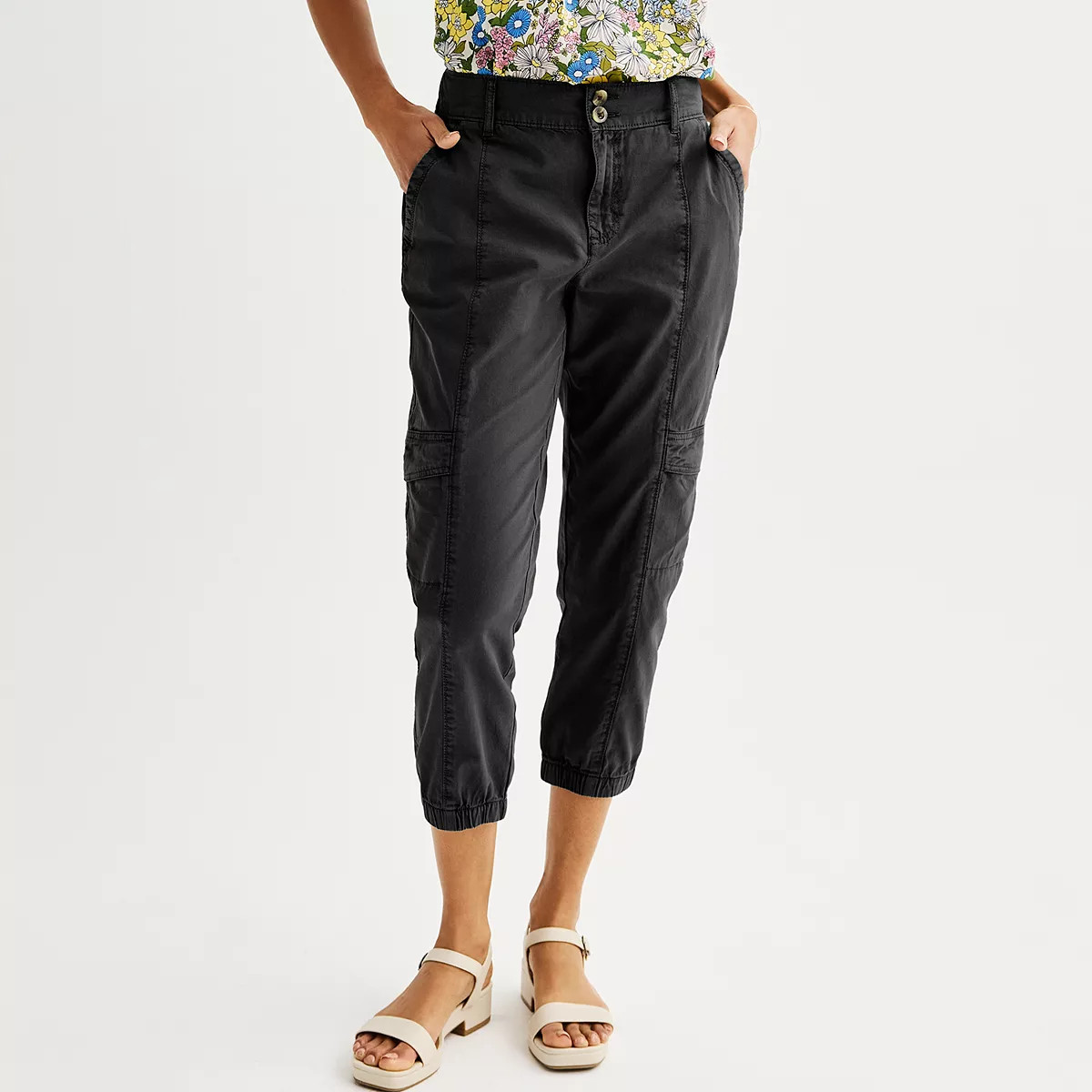 Women's Sonoma Goods For Life® Utility Capri Pants | Kohl's