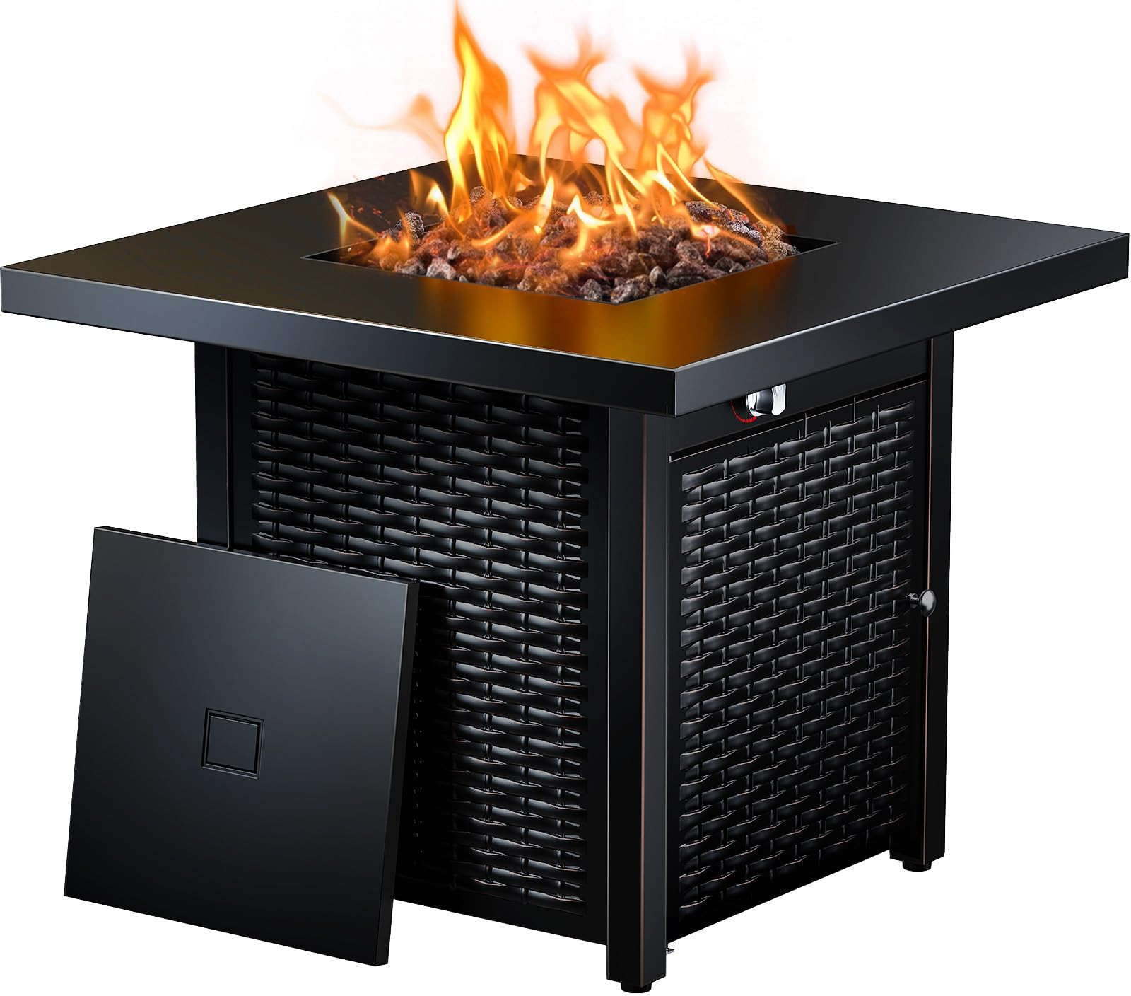 Ciays 28 Inch Propane Fire Pit CSA-Listed Outdoor Fire Pit Table, 50,000 BTU Steel Gas Fire Pit w... | Amazon (US)