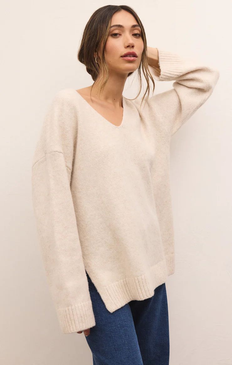 Luxe Modern V-Neck Sweater | Z Supply