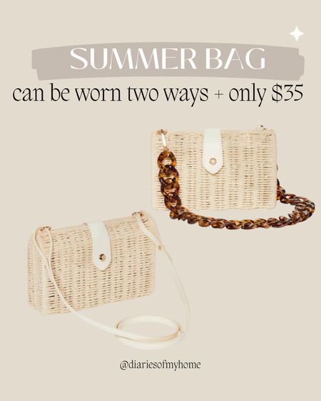 Summer handbag that can be worn two ways and only $35!

#targetfind #targetbag #summerbag #handbags #summerpurse #basketbag #woven #raffia #summerstyle #beach #pool #vacation #styleinspo #ootd #outfitinspo #summeroutfits #summerstyle 

#LTKSeasonal #LTKFind #LTKitbag