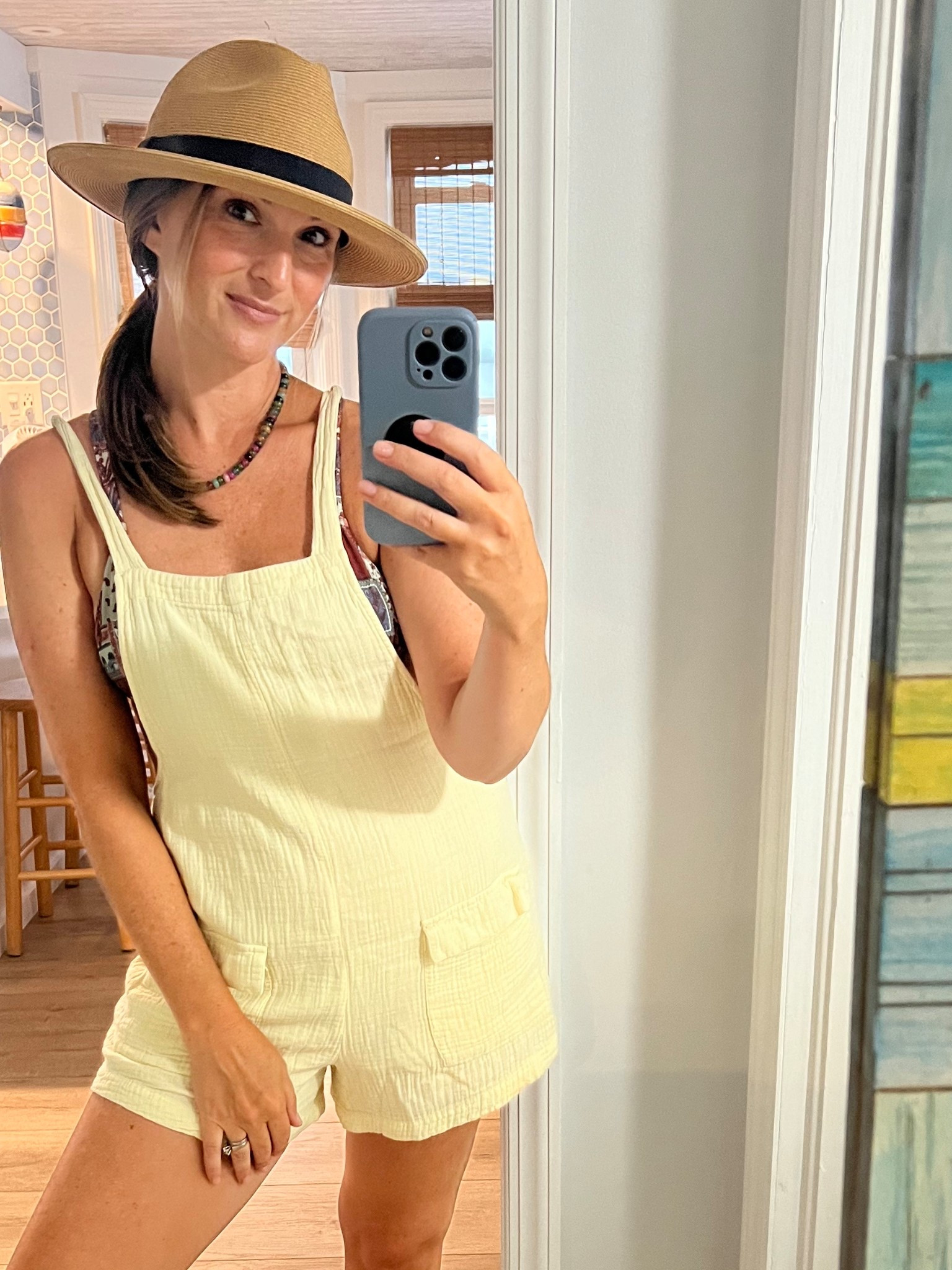 Summertime meets sustainability & affordability 🌞 🛍️ 
These gauzy overalls are rented from #nuuly …if you haven’t tried this smart way to dress yet- I highly recommend! I paired with a couple of #amazon essentials that will complete any #effortless #summer #outfitt

#LTKOver40 #LTKFindsUnder50 #LTKStyleTip