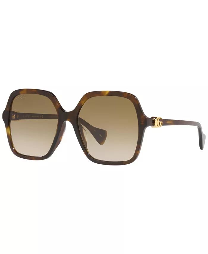 Gucci Women's GG1072SA 56 Sunglasses - Macy's | Macy's