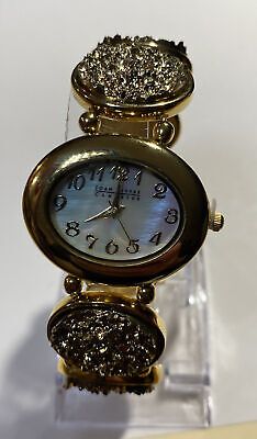 Joan Rivers Gold Oval Drusy Watch Brand New Box Papers Vintage QVC Watch RARE  | eBay | eBay US
