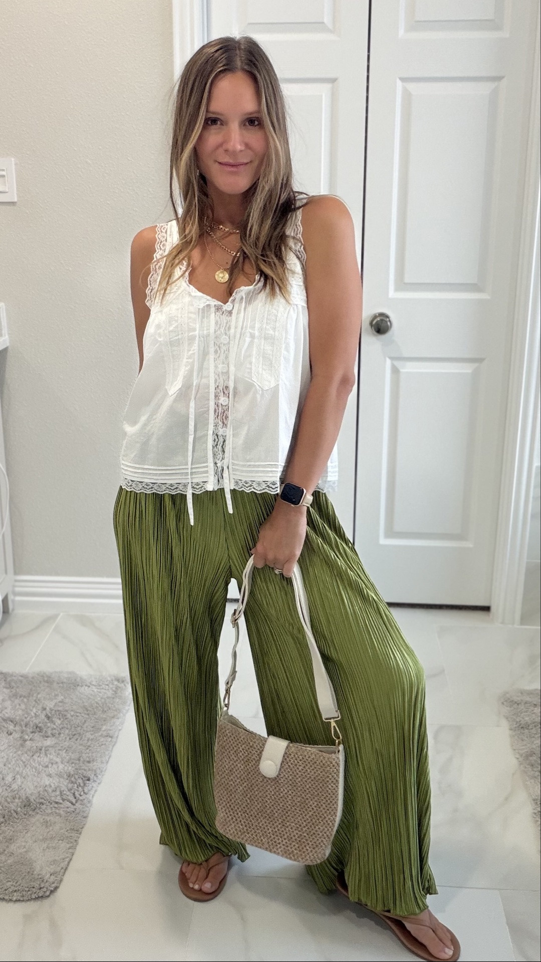 The pants that feel like nothing on! I am shooketh. The quality of this tank is amazing. And the price of this bag! You won’t believe it

Pants- small
Top- small

#LTKootd #LTKSaleAlert #LTKmomlife
