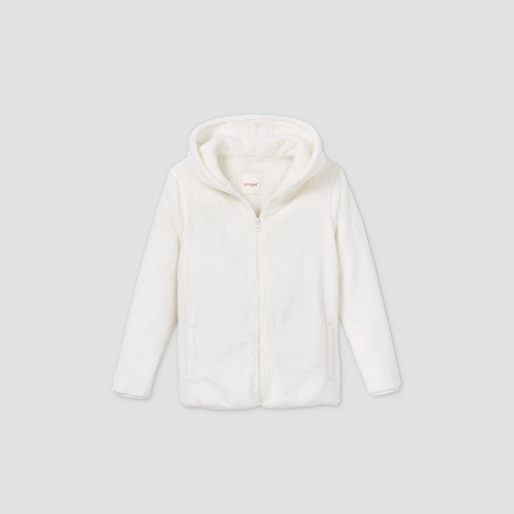 Boys' Full Zip Sherpa Hooded Sweatshirt - Cat & Jack™ | Target