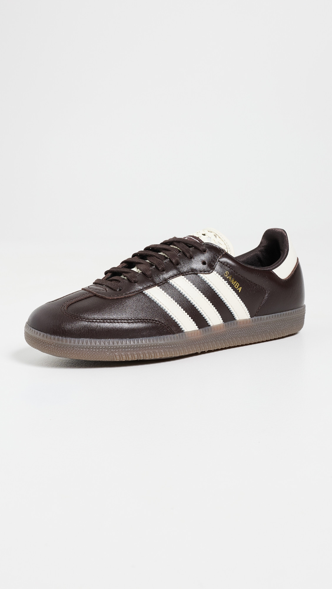 adidas Samba OG Sneakers Aurora Coffee/Off Wh/Gold Met 7.5 | Shopbop
