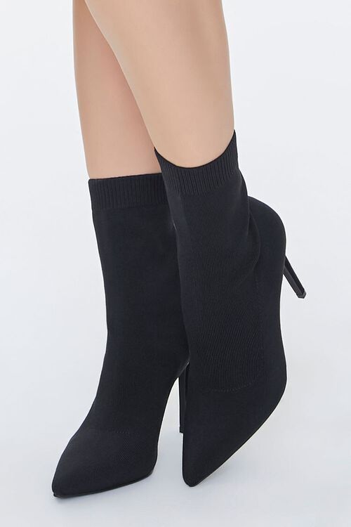 Faux Suede Stiletto Sock Booties | Forever 21 (US)