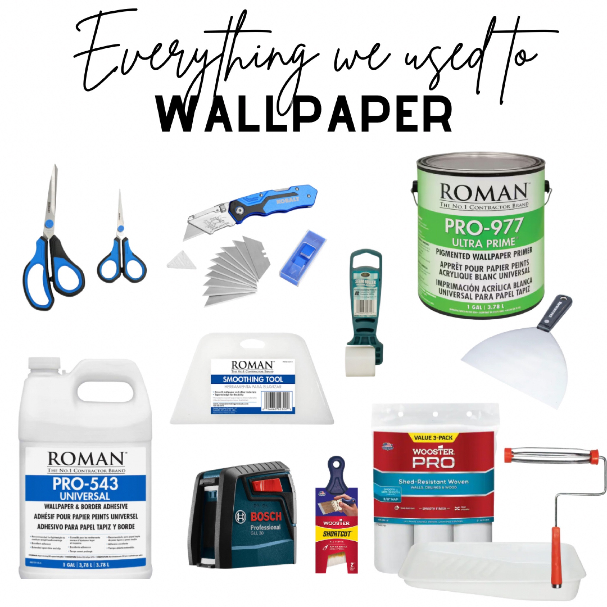 Everything we used to wallpaper our nursery! 
DIY, wallpaper, nursery, home projects 

#LTKHome