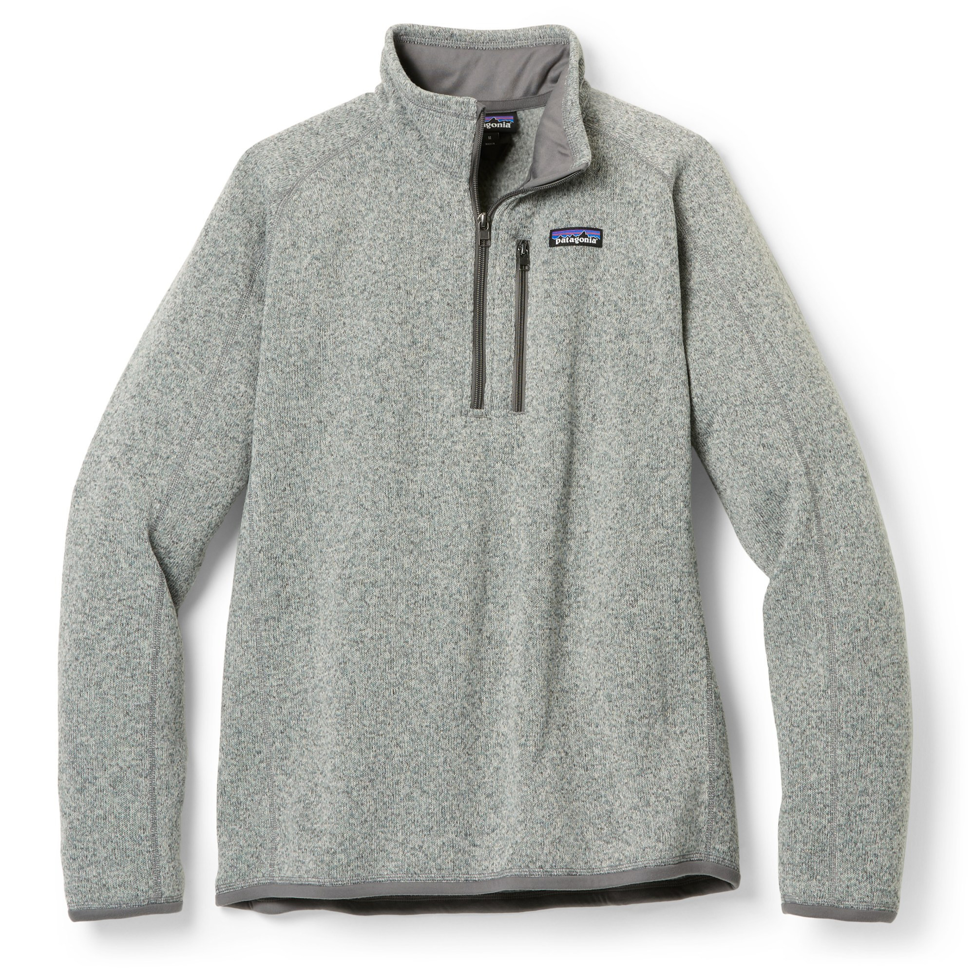 Patagonia Men's Better Sweater Quarter-Zip Fleece Pullover Gray XS | REI