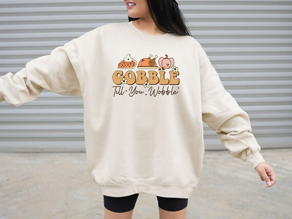 Retro Thanksgiving Sweatshirt Funny Thanksgiving Sweater - Etsy | Etsy (US)