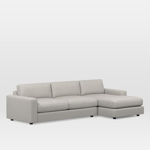 Urban 2-Piece Chaise Sectional (106"–116") | West Elm (US)