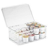 iDesign Plastic 2-Tier Coffee Pod Organizer with Lid, The Linus Collection – 7.25" x 10.75" x 4... | Amazon (US)