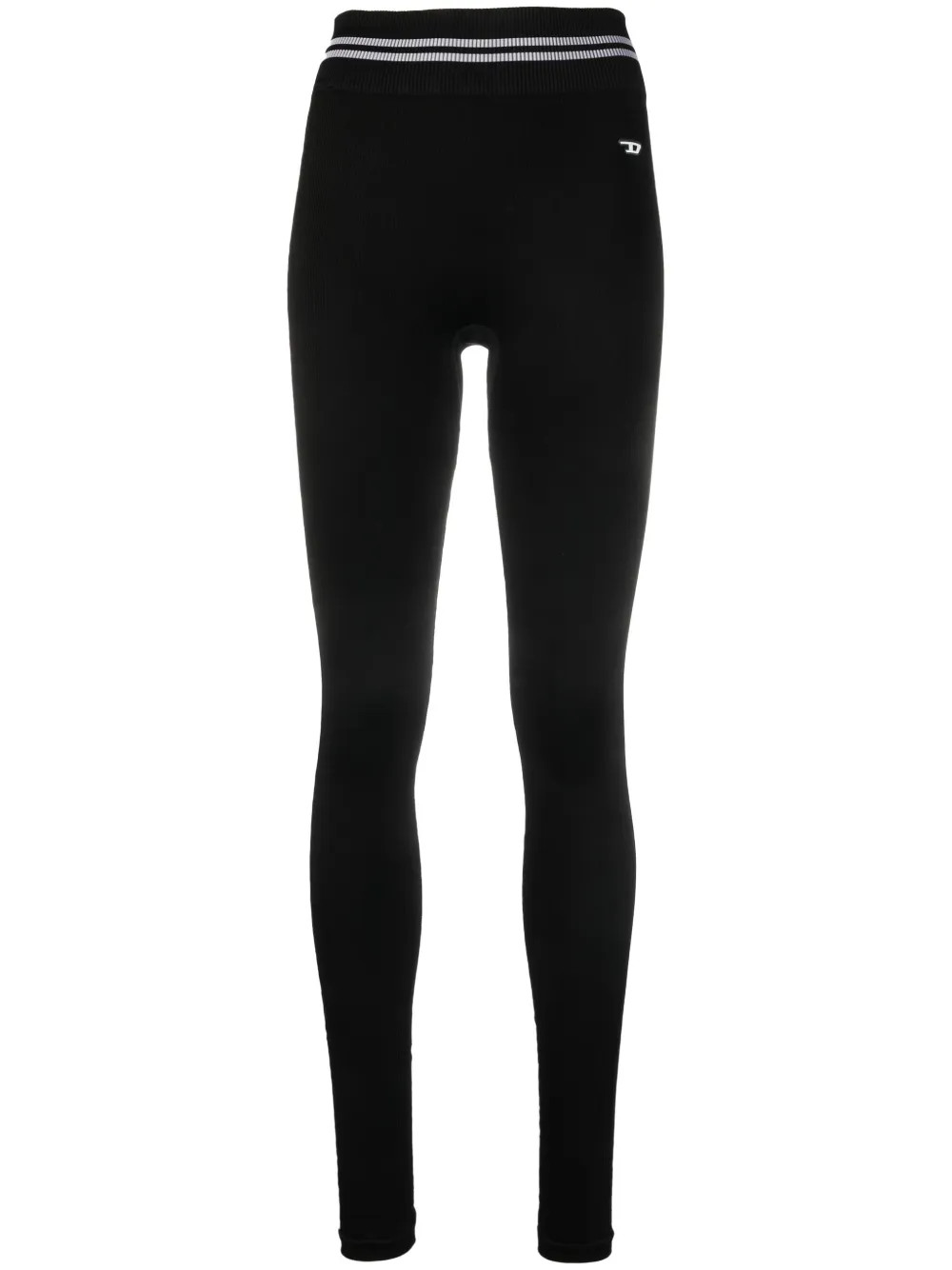 Diesel logo-print Leggings - Farfetch | Farfetch Global