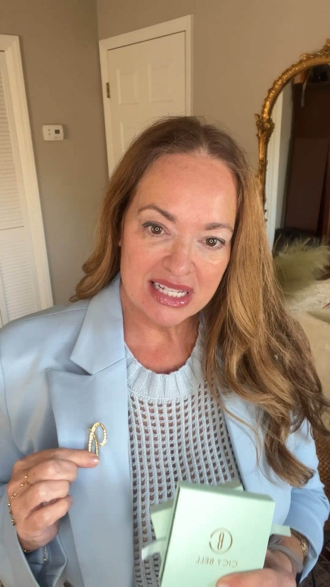 Personalized crystal initial brooch! On trend and a beautiful marquis station wrist chain.

#LTKBeauty #LTKgrwm #LTKGiftGuide